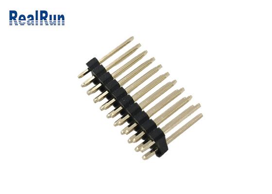 OEM del ODM 2,54 fila Pin Male recto del conector PA6T 2 del jefe del milímetro