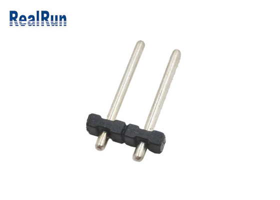 Fila de los jefes 10A de PBT 5.0m m Pin Header Round Pin Connector H2.0 1X2P sola