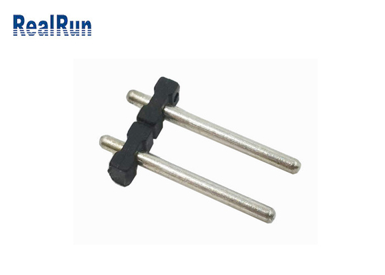 Fila de los jefes 10A de PBT 5.0m m Pin Header Round Pin Connector H2.0 1X2P sola