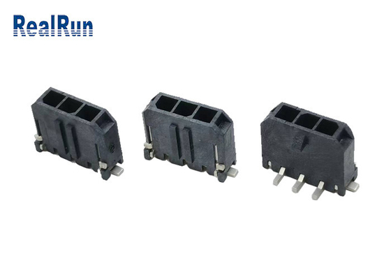 UL 94V-0 3 Pin Header Connector Vertical SMD Matte Tin Plated de LCP 2-1445053-3