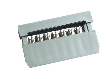 Hembra del zócalo del Pin IDC del equipamiento médico 14 2,54 milímetros de alambre para subir al conector