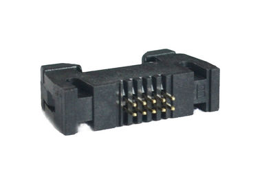 10 cable cubierto Pin de la echada del conector 1.27m m del jefe para subir al conector