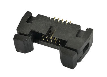 10 cable cubierto Pin de la echada del conector 1.27m m del jefe para subir al conector