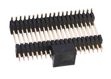 Tipo dual de SMT del conector del jefe del Pin de la fila
