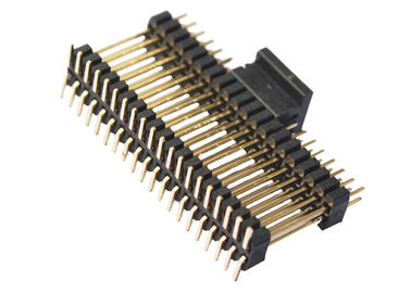 Tipo dual de SMT del conector del jefe del Pin de la fila