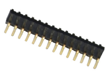 Tipo vertical conectores pin del grado U del jefe 90 del Pin del soporte 14 de la placa de circuito
