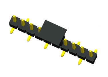 altura 2A PBT de SMT 2.0m m del CASQUILLO de la fila del conector masculino del jefe de 10P PA6T sola