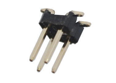 Conector dual del jefe de SMT de la fila de 4 Pin 2,54 milímetros del jefe de resistencia de aislamiento femenina