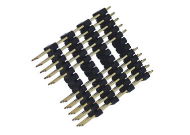 Cuatro fila plástica de la echada 36P tres de la CA 2.54m m de Pin Header Connector 500V