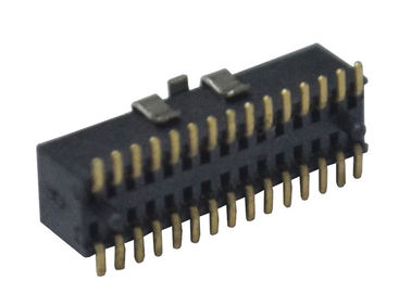 Conector hembra superficial del Pin de la fila 30 del doble del jefe del Pin del soporte con el tipo del CASQUILLO