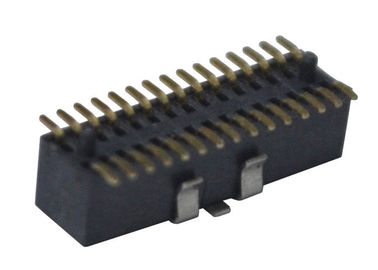 Conector hembra superficial del Pin de la fila 30 del doble del jefe del Pin del soporte con el tipo del CASQUILLO