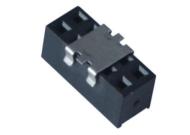 Jefe femenino de 10 Pin conector dual del jefe de la fila de la echada de 2,0 milímetros 180 grados