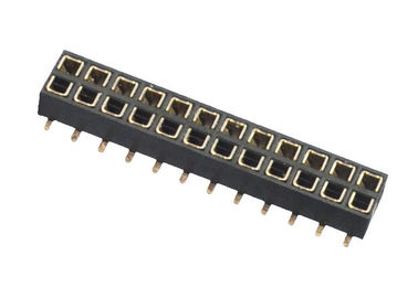 Conector femenino del jefe de SMT fila dual de la echada de 2,0 milímetros para el equipamiento médico
