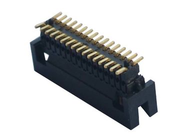 Tablero de la echada de la fila 1.27m m del doble del conector del jefe de la caja de SMT a los conectores de cable