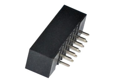 Zócalo recto del Pin de la echada 2x12 del grado 2.0m m del conector 180 del jefe de la caja del PWB de IDC