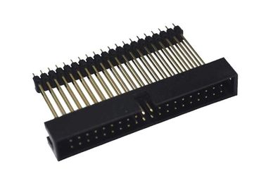 Tablero del PWB 2,0 milímetros de la echada del conector 40 del Pin de tipo recto plástico dual de la INMERSIÓN