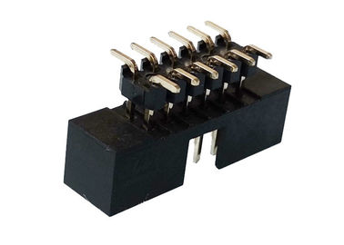 Alto tipo alambre de SMT del conector del jefe de la caja plástica para subir a la echada del conector 2m m
