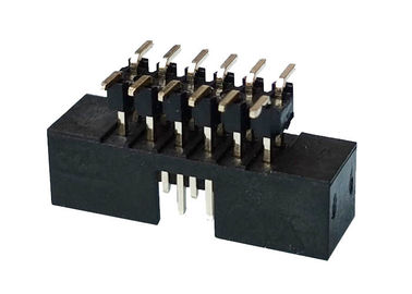 Alto tipo alambre de SMT del conector del jefe de la caja plástica para subir a la echada del conector 2m m