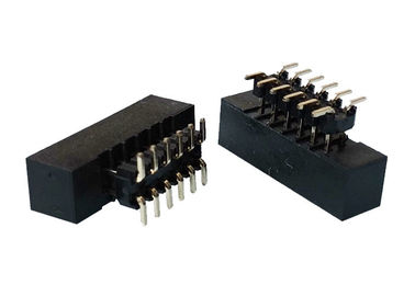 Alto tipo alambre de SMT del conector del jefe de la caja plástica para subir a la echada del conector 2m m