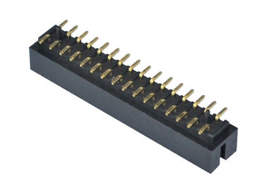 Tipo resistencia del Pin SMT del jefe 32 del Pin de la caja 2m m de contacto material del contacto de cobre amarillo