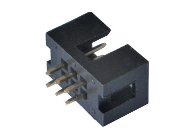 180 tipo recto del Pin de la echada 6 de la INMERSIÓN 2.54m m del conector del jefe de la caja del grado
