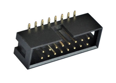 Tipo masculino PBT de SMT de la echada del conector 2.54m m del jefe de la caja/material de aislador de PA6T