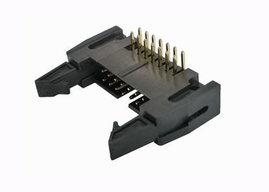 el Pin de ángulo recto del jefe 14 del Pin de 2.54m m cubrió el agujero 500V del canal del conector