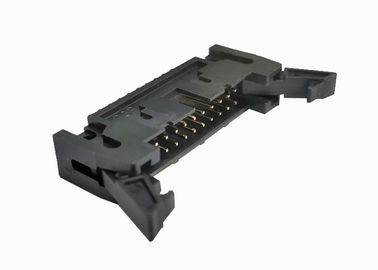 Oro/lata rectos del conector del jefe de 20 Pin sobre el recubrimiento de contacto del níquel