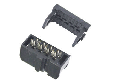 8 material femenino de los conectores de cinta de la placa de circuito del alambre del Pin IDC 2.54m m PBT