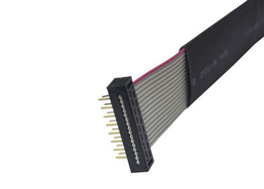 Terminación de soldadura rectangular del gancho de la asamblea de cable plano de la aduana 2.0m m IDC