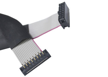 Terminación de soldadura rectangular del gancho de la asamblea de cable plano de la aduana 2.0m m IDC