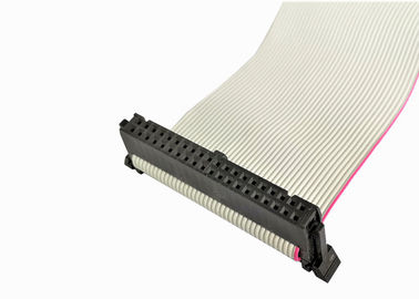 Conector gris 2.54m m del partido de las asambleas de cable plano de IDC longitud variable de 40 Pin