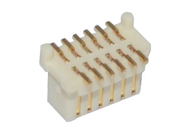 Tablero de 12 Pin para subir a los materiales del contacto del chapado en oro del jefe del Pin de SMT del conector