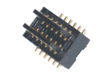 El soporte superficial negro 2*6 Pin Board To Board Connector de H2.0 milímetro los 0.8Mm echa el tipo de SMT del varón