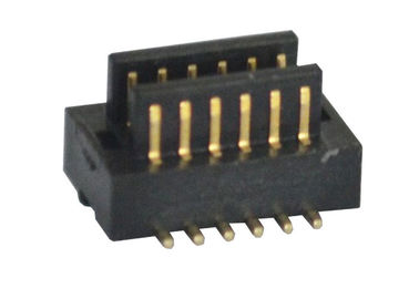 El soporte superficial negro 2*6 Pin Board To Board Connector de H2.0 milímetro los 0.8Mm echa el tipo de SMT del varón