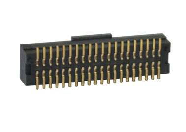 Material femenino del Pin SMT LCP de la echada 40 de los conectores pin 0.8m m de la placa de circuito