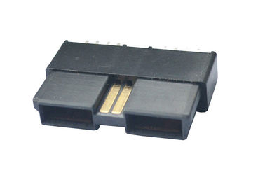 tablero del 1000M Ohm PA6T PBT al negro vertical del material de Seat LCP del conector del tablero