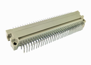 Conector de ángulo recto del PWB del conector del estruendo 41612 del latón jefe de la echada de 2,54 milímetros