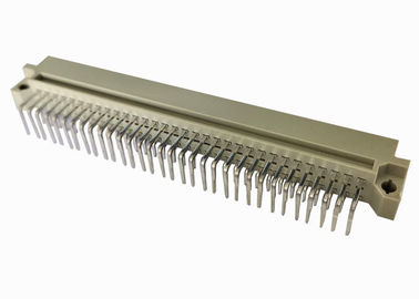 Conector de ángulo recto del PWB del conector del estruendo 41612 del latón jefe de la echada de 2,54 milímetros