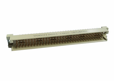 Recto masculino del estruendo 41612 de la fila del triple del Pin de la INMERSIÓN 3X32 del conector del PWB del latón 96p