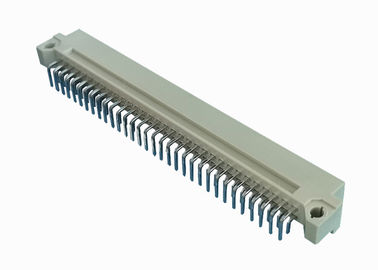 Tipo de ángulo recto color del Pin del conector pin 2X32 del PWB del estruendo 41612 del varón del beige