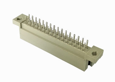 Jefe masculino del PWB del conector recto del estruendo 41612 oro/lata de 180 grados sobre el níquel