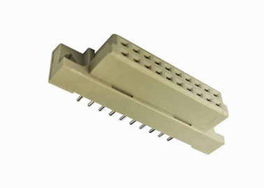 Tablero doble del conector del estruendo 41612 de la fila para subir al jefe del Pin echada de 2,54 milímetros