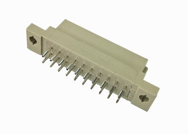 Tablero doble del conector del estruendo 41612 de la fila para subir al jefe del Pin echada de 2,54 milímetros