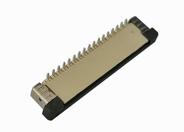 Conector de cable de alta velocidad de cinta de la flexión de SMT, 34 conector 0.5m m del Pin FPC