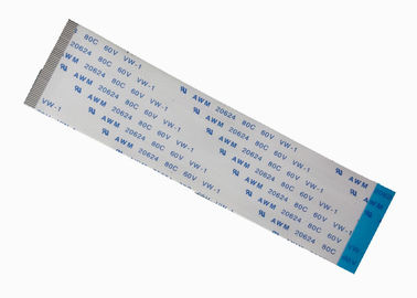 Cable protegido de Ffc que divide el voltaje de Withstand de 50 Pin 500V para electrónico