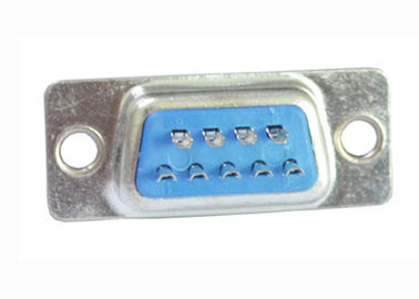 Tipo azul tipo recto zócalo del Pin D del DB 9 del conector del DP para la placa de circuito del PWB
