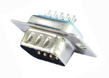 Tipo azul tipo recto zócalo del Pin D del DB 9 del conector del DP para la placa de circuito del PWB