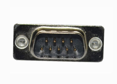 CA doble de ángulo recto de la prenda impermeable 500V de la fila de D del conector de gran intensidad del SUBMARINO