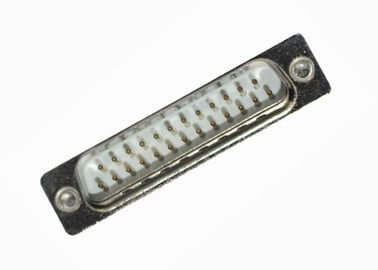 La fila doble 3.0A del Pin del conector 25 del SUBMARINO del DB D de la aleación de cobre valoró la corriente